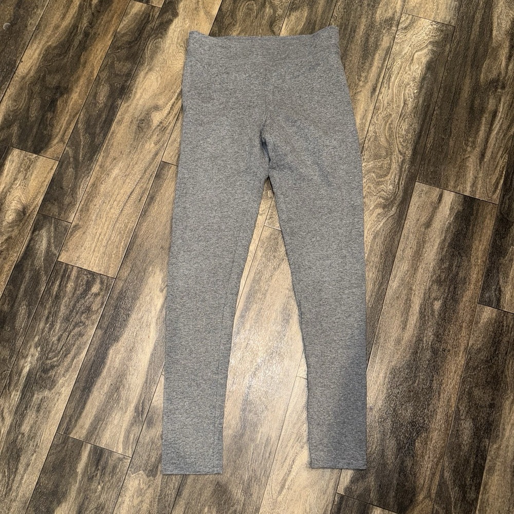 Garage Leggings Women's Size M Heather Grey Knit Soft Stretchy Athletic Wear